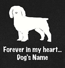 Boykin Spaniel Dog Forever in my heart w/ name Pillow choices size color