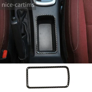 For Toyota Hilux Revo 2015-21 Gear Shift Storage Box Ring Cover ABS Carbon Fiber - Picture 1 of 11