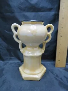 Vintage schillernde Keramikvase Glanzwaren tschechoslowakisch 5 1/2 Zoll groß - Bild 1 von 6