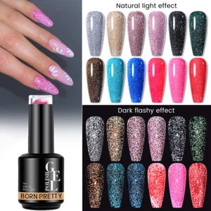 Esmalte de uñas BORN PRETTY 15 ml gel de gelatina rosa nude brillo remojo esmalte de uñas hágalo usted mismo - Imagen 1 de 166
