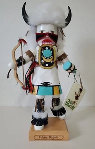 Christian Ulbricht Nutcracker White Buffalo Kachina Limited Edition SIGNED 1998 - Picture 1 of 19
