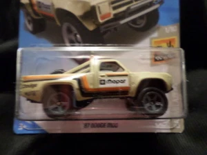 HW HOT WHEELS 2019 HW BAJA BLAZERS #1/10 '87 DODGE D100 TAN HOTWHEELS VHTF - Picture 1 of 1