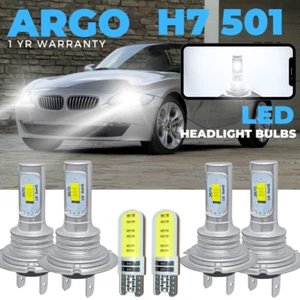 Fits Bmw Z4 E85 E86 Led Xenon White 6000k Headlight Side Light Bulbs 2002-2009 - Picture 1 of 17