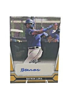 2021 Leaf Multisport Blaster - Autographs Bayron Lora #BA-BL1 Gold (AU, RC) - Picture 1 of 2