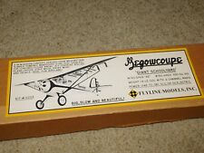 Vintage classic Flyline models Megowcoupe balsa r/c Model airplane Kit NIB