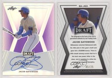 2014 Leaf Metal Draft Purple Prismatic /25 Jacob Gatewood #BA-JG3 Auto