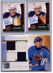 Atlanta Thrashers - Upper Deck The Cup Hockey Lot - 2 Auto Relics & 1 Quad Relic - Picture 1 of 8