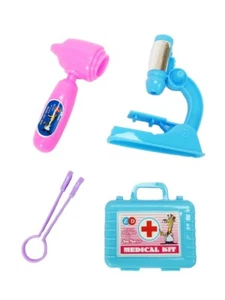 Mini Doll Microscope Set 4 pc for 18 in American Girl Accessory - Picture 1 of 2