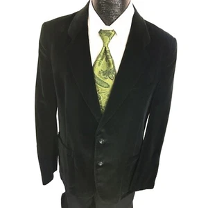 Vtg 50 60's Bespoke VELVET Prom Sport Coat Formal TuX Rockabilly Tuxedo Jacket - Picture 1 of 6