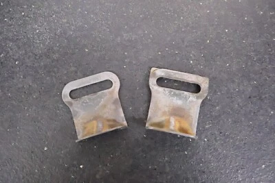 HONDA 1981 1982 1983 GL1100 GOLDWING ASIENTO DERECHO E IZQUIERDO PLACA DE RETENCIÓN SOPORTES DE MONTAJE Foto 1 de 4