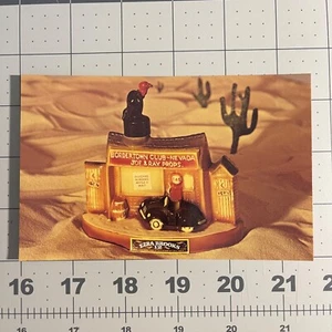 Postal publicitaria de whisky bourbon Ezra Brooks The Nevada Bordertown Club - Imagen 1 de 2
