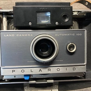 Vintage Polaroid Land Camera Model 100, original case, and Paperwork - Picture 1 of 12