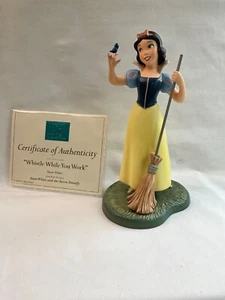 Walt Disney WDCC Blancanieves y los siete enanitos "Silba mientras trabajas" NUEVO EN CAJA - Imagen 1 de 12