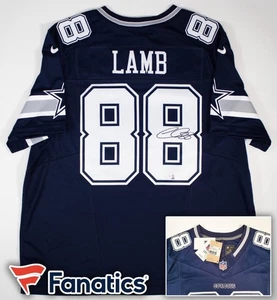 Ceedee Lamb Signed Dallas Cowboys Nike Authentic Limited Jersey (Fanatics) XXL - Picture 1 of 5