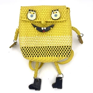Vintage SpongeBob SquarePants Backpack Colorful From Japan Handmade Rare!!! - Picture 1 of 19
