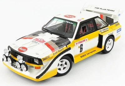 MODELLINO AUTO STATICO AUTOART AUDI QUATTRO RALLY MONTECARLO 1986 MIKKOLA 1/18 - Immagine 1 di 4