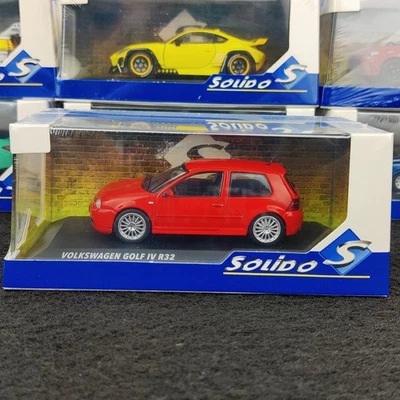 AUTO SOLIDA VOLKSWAGEN GOLF 4 R32 TORNADO ROSSO 1:43 NUOVA SCATOLA S4313604 - Immagine 1 di 4
