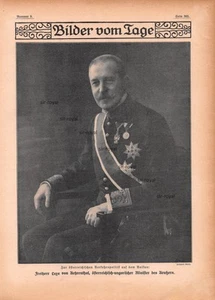 Freiherr Lexa von Aehrenthal - Ministro degli Esteri del KuK - 1908 ~ 21 x 29 cm - Foto 1 di 1