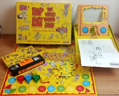Rare Rap Rat The Video Board Game Spears Games 1992 COMPLETE UK PAL - Image 1 of 4
