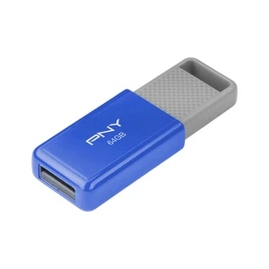 PNY USB 2.0 Flash Drive, 64GB, Assorted Colors, P-FD64GODM-GE - Picture 1 of 8