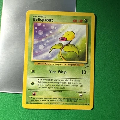 Bellsprout 66/130 - Pokemon TCG Base Set 2 Unlimited LP - Image 1 of 2