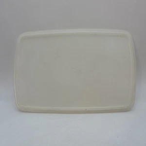 Vintage USA Tupperware ST0W N' GO DECKELDICHTUNG #769-2 DURCHSICHTIG 9 1/2" x 6 1/2" Rechteck - Bild 1 von 7