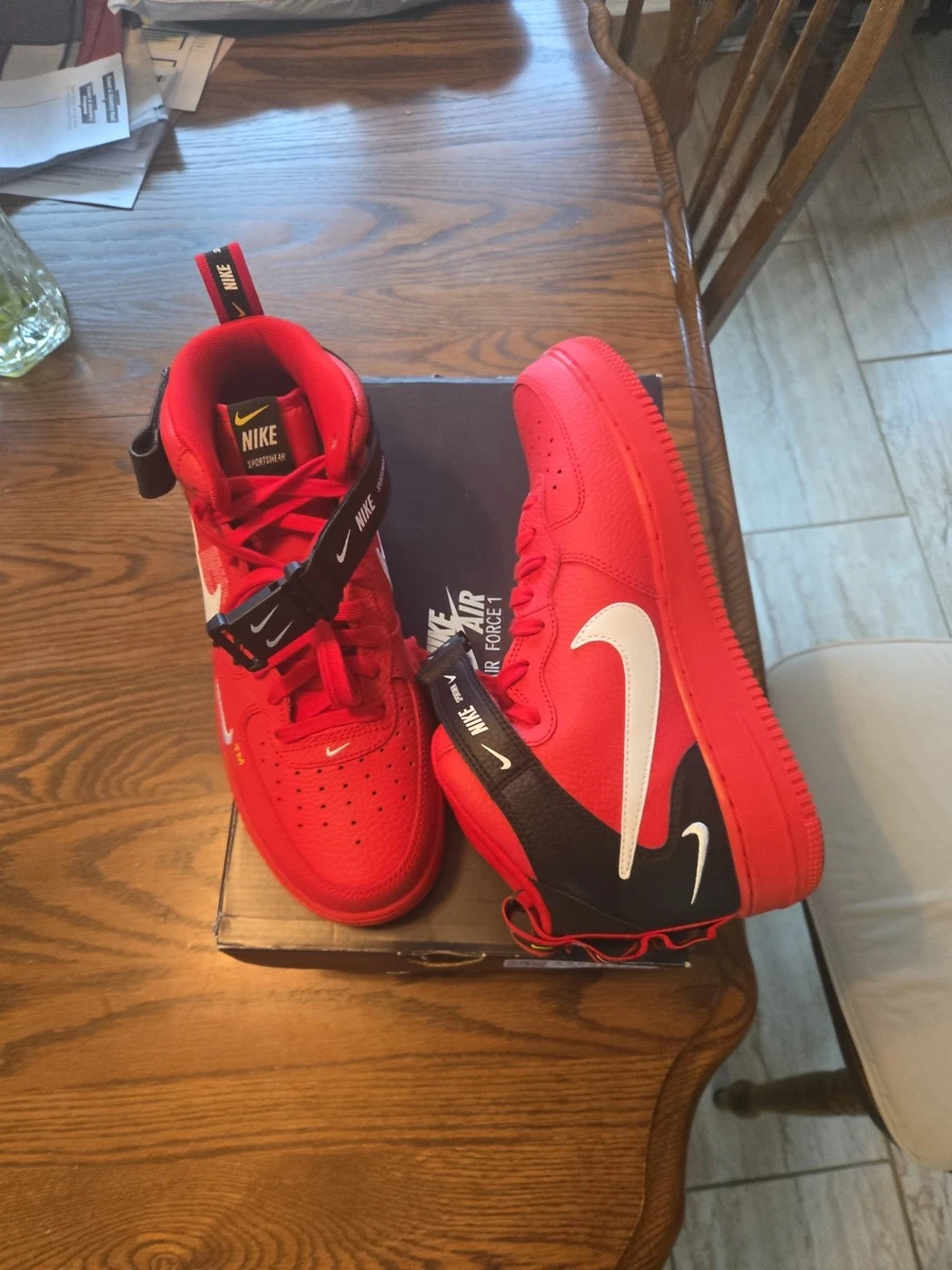 Nike Air Force 1 Utility Red 2018 for Sale | Authenticity