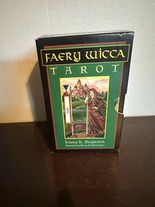 Juego de cartas del tarot Faery Wicca 1999 completo 83 cartas Kisma K. Stepanich - Imagen 1 de 8