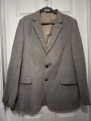 Chaqueta para hombre Stafford Tailored Culture NUEVA 44L mezcla de lino abrigo deportivo blazer tostado Foto 1 de 4