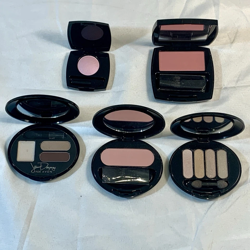 Lot 5 Avon 1 Jillian Dempsey Eye Shadow Combo 4 True Color Eye Shadow Blush Mix - Image 1 of 4