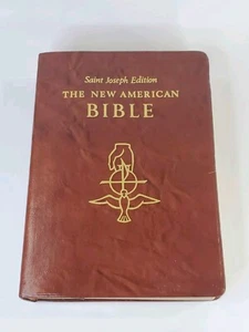 Saint St Joseph Edition New American Bible Catholic Large Type Illustrated 1987 - Picture 1 of 6