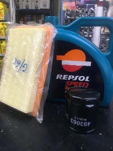 TAGLIANDO FILTRO ARIA OLIO REPSOL 10W40 FILTRO OLIO PIAGGIO PORTER 1400 DIESEL - Imagen 1 de 1