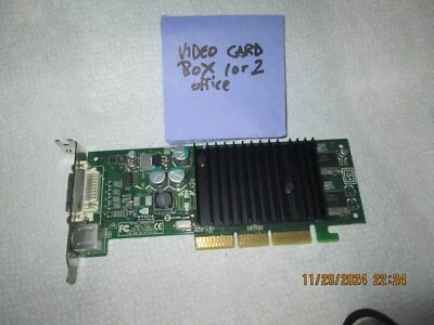 0G0771 NVIDIA DELL VIDEO CARD AGP DVI 64MB S-VIDEO WORKING UNIT TESTED - Image 1 of 2