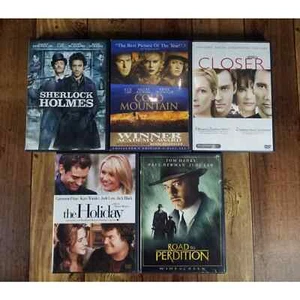 Jude Law Collection Lot 5 DVDs Tom Hanks Closer Holiday Sherlock Cold Mountain - Picture 1 of 7
