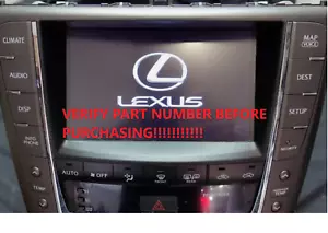 TESTED Lexus IS250 IS350 Navigation Touch Screen OEM 86431-53D10 - Picture 1 of 9