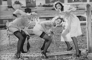 FOTO PUBLICITARIA VINTAGE GLAMOUR 8X10 - Sexy Flapper Girl - Imagen 1 de 1