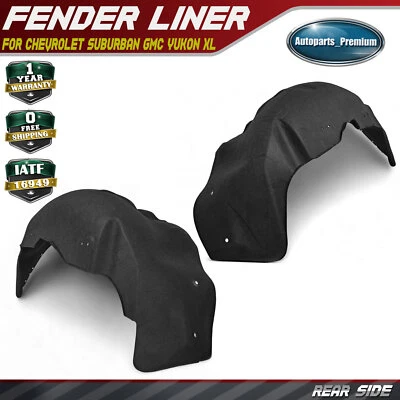 2 piezas forros interiores de guardabarros traseros para Chevrolet Suburban 2015-2020 GMC Yukon XL 4x4 Foto 1 de 4