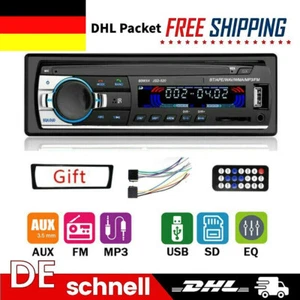 1DIN Autoradio MP3 Player Bluetooth FM Stereo USB AUX-IN Fernbedienung +Rahmen - Bild 1 von 12