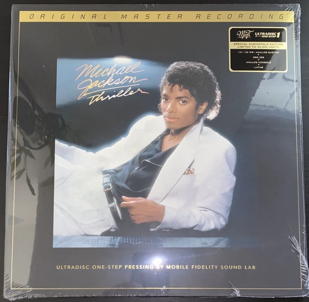 Michael Jackson 33 RPM Vinyl Records 180-220 gram Features for