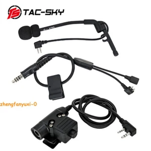Kabel TAC-SKY Y + mikrofon Comtac + U94 PTT do IPSC Comtac I II III / Peltor - Zdjęcie 1 z 11