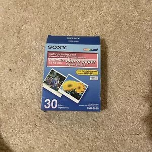 Sony SVM-30SS Cartridge and Paper Color Printing Pack, 3.5" x 4" - Picture 1 of 3