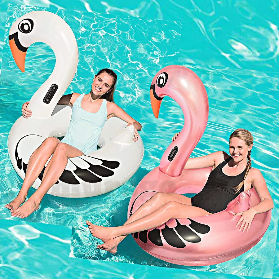 Bestway XXL Schwimmring Schwan Schwimm Tier Reifen Luftmatratze Ring Erwachsene - Bild 1 von 2