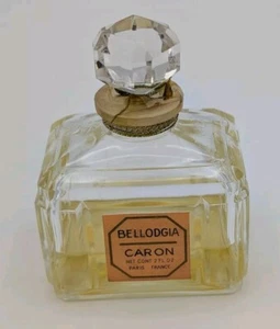 1930er Vintage Bellodgia Caron Parfum Paris Frankreich 2 oz 1/3 voll - Bild 1 von 4