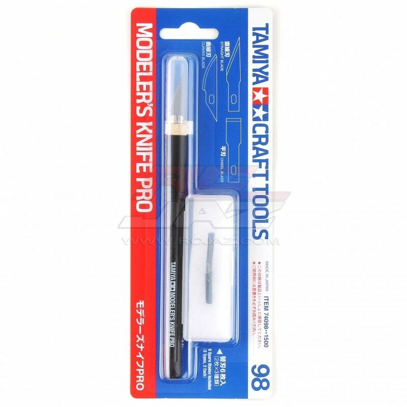 Tamiya #74098 Modeler's Knife Pro w/7 Blades Kit Model Craft Tools Cutter - Image 1 of 1