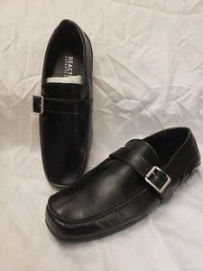 Scarpe da guida Kenneth Cole Reaction Toast Driver C marrone fibbia metallo uomo 7,5 - Foto 1 di 7