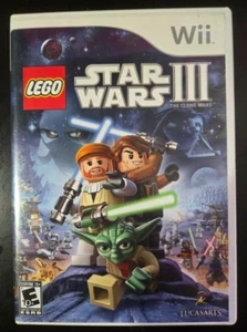 Lego Star Wars III 3 The Clone Wars (Nintendo Wii) Complete - Picture 1 of 3