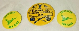3 Lot VINTAGE 50’s & 60’s PINS, ROD & GUN CLUB Hunting Fishing, See Pictures, A+ - Picture 1 of 8