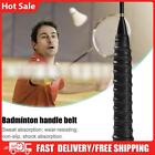 Anti Slip Racket Grip Tape Breathable for Tennis Badminton Racket (Black)