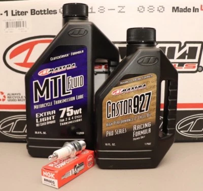 Kit de puesta a punto de servicio Yamaha YZ250 Máxima Oil MTL 927 NGK Plug YZ 250 ENVÍO RÁPIDO  Foto 1 de 2