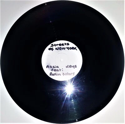 Alicia Keys - Streets Of New York - AXSNY-12 - *WHITE LABEL* - 12" Vinyl Single - Image 1 of 2